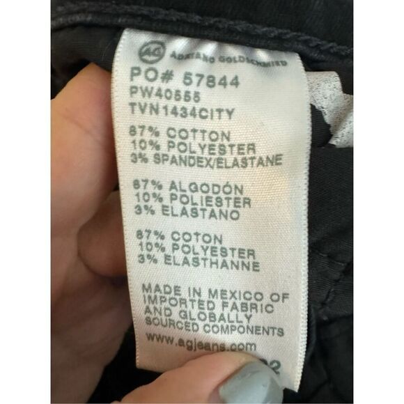 Ag Adriano Goldschmied Womens LA Prima Cigarette Leg Jeans Size 32 - Picture 5 of 5